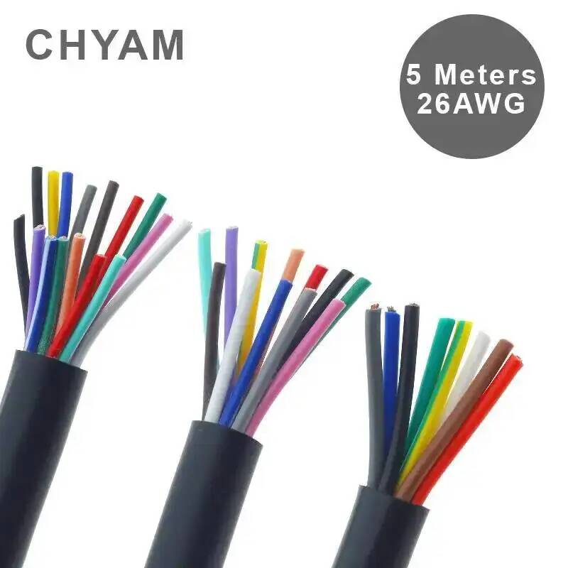 Copper Wire Roll - 케이블 검정색 26AWG 0.12mm2 구리 와이어