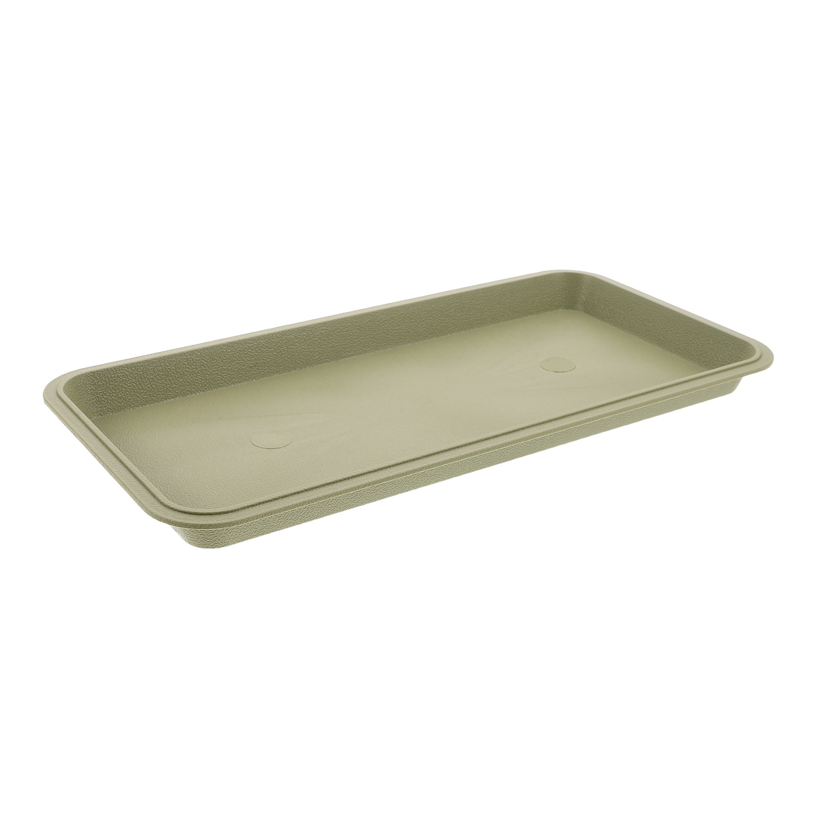 Drip Tray Saucer - 직사각형 플라스틱 화분 받침대 29.5x14.5cm 실내