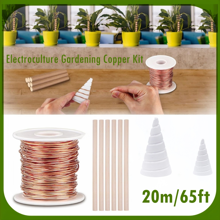 Copper Wire Roll - 20m/65ft 전기 배양 원예 구리 키트,