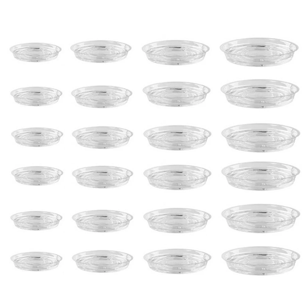 Drip Tray Saucer - 10/24pcs 플라스틱 식물 접시 6/8/10/12 인치