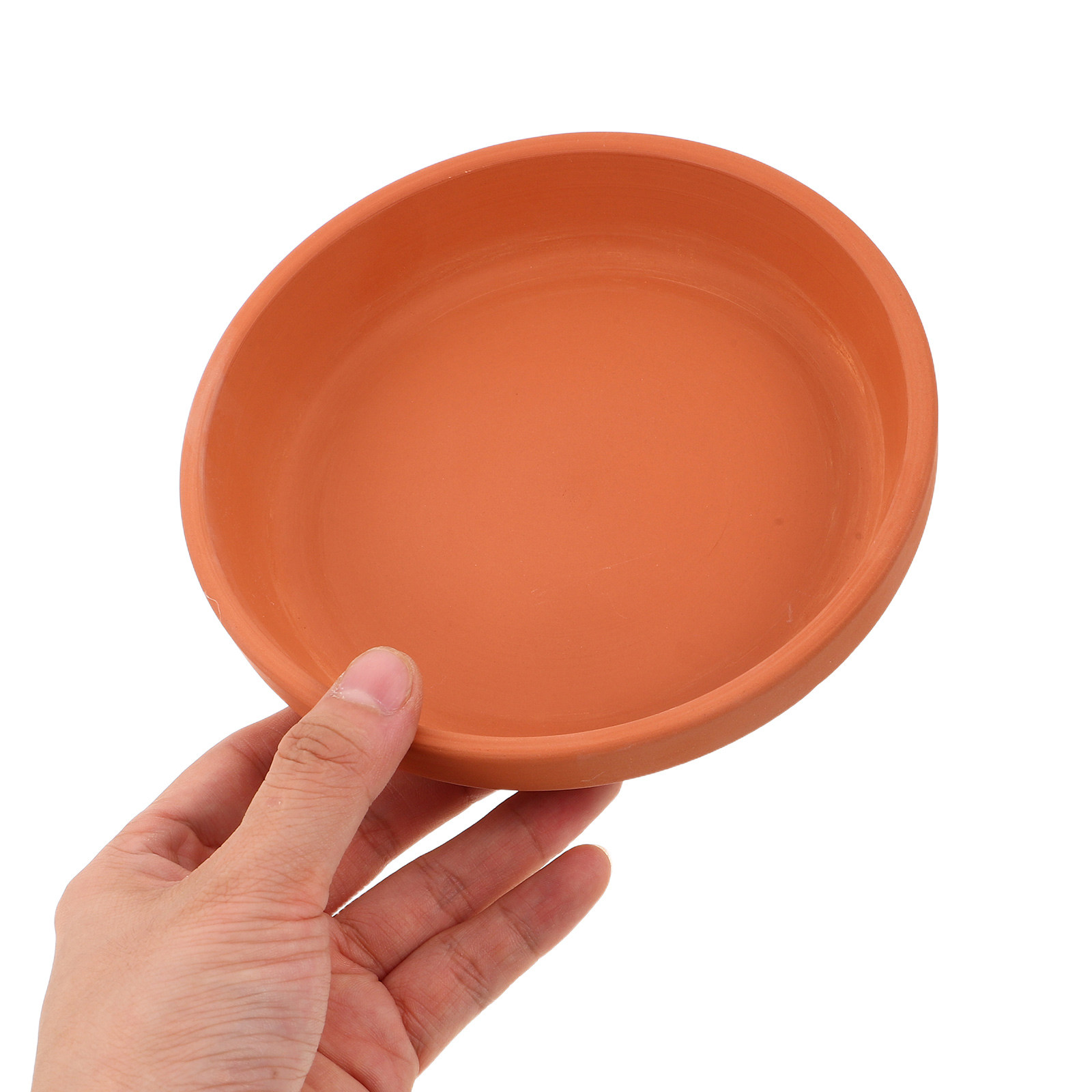 Drip Tray Saucer - 12개 식물 화분 받침 11cm 테라코타