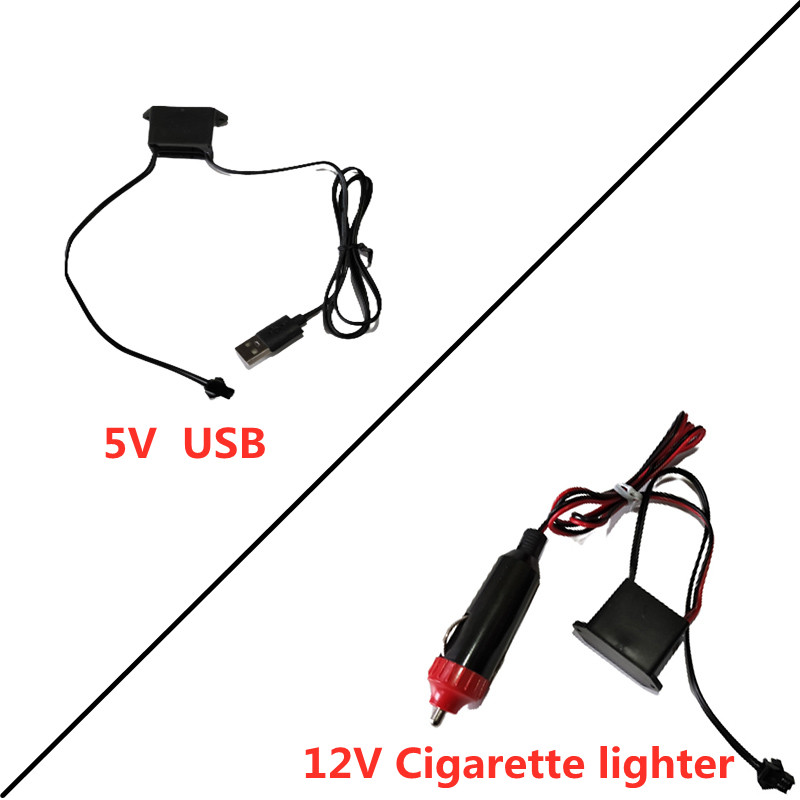 Copper Wire Roll - DC 12V 네온 EL 와이어 전원