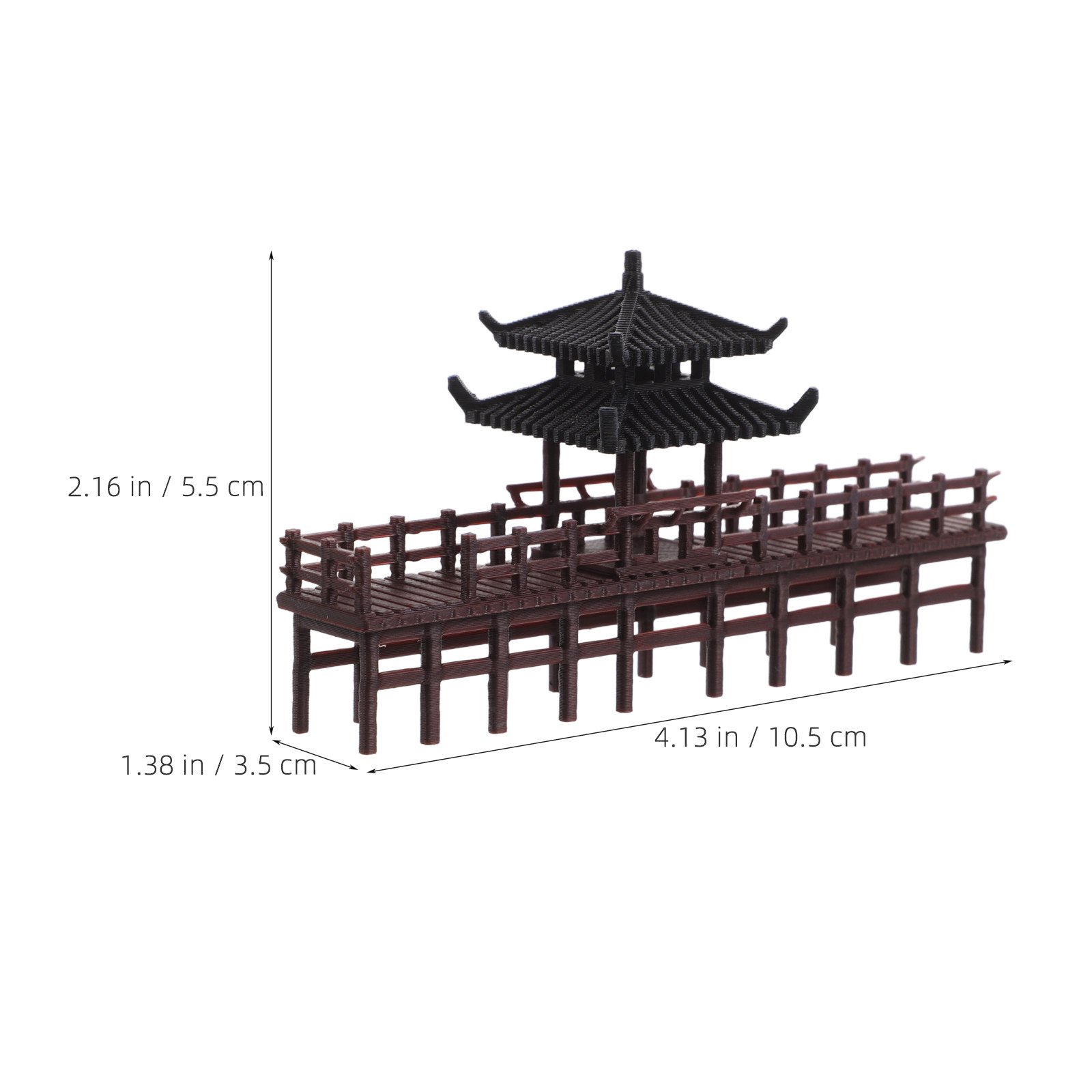 미니어처 중국식 정자 다리 장식, 우아한 전통 디자인으 - Bonsai Garden Landscape Design 리뷰 및 가격