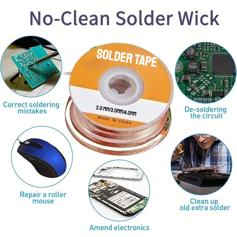 무세척 납흡수선 구리 솔더 왁 롤 PCB 회로 기판 B - Copper Wire Roll 리뷰 및 가격