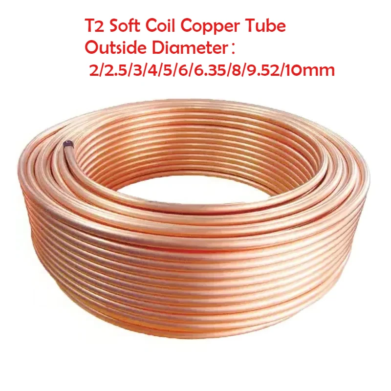 T2 구리 튜브 소프트 코일 빨간색 구리 튜브 에어컨  - Copper Wire Roll 리뷰 및 가격