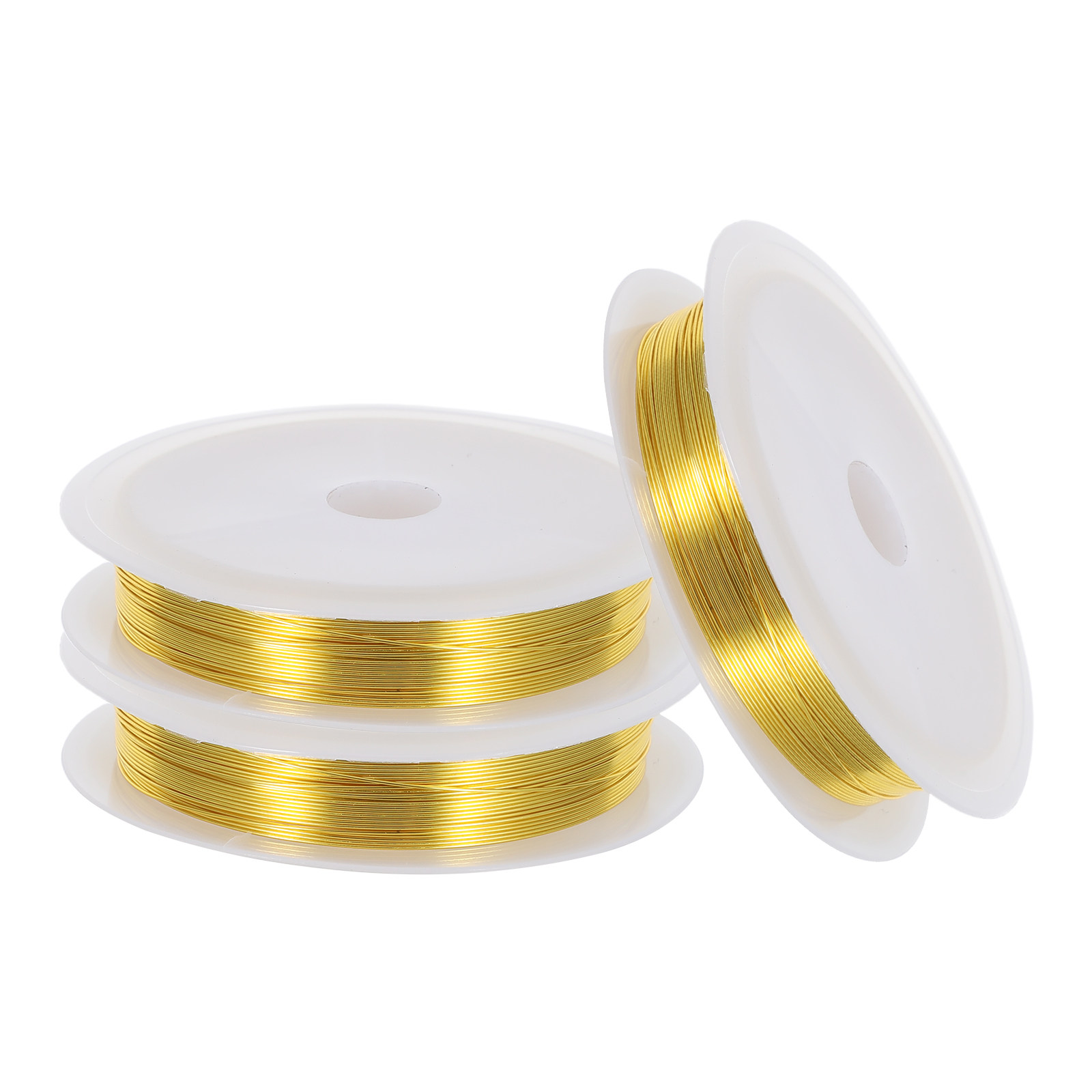 3개들이 주얼리용 구리선 릴, 0.4mm 두께의 금색  - Copper Wire Roll 리뷰 및 가격