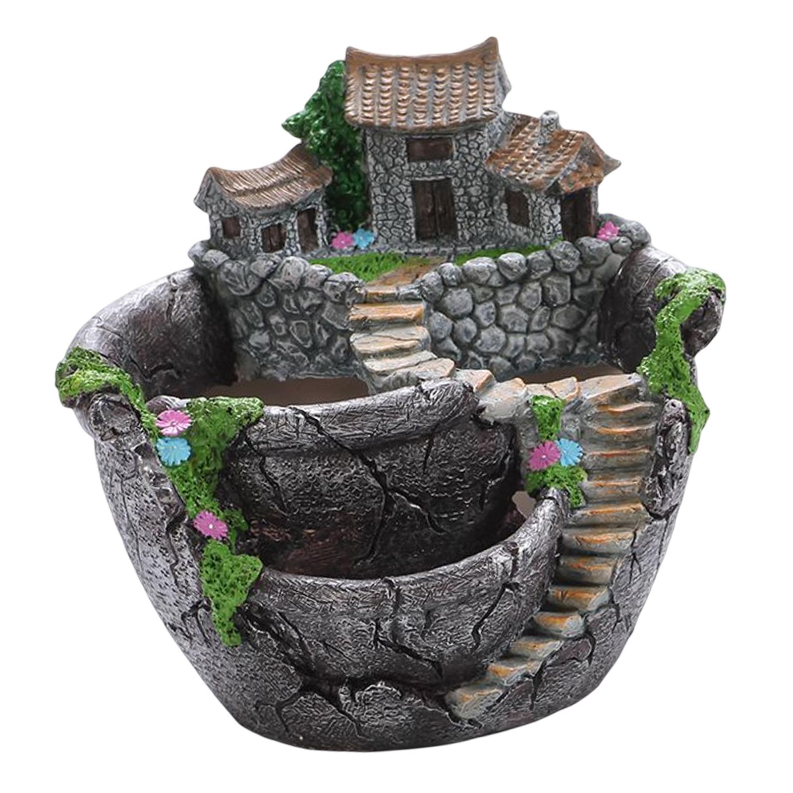 꽃 화분 요정 정원 디자인 마이크로 조경 장식품 발코니 - Bonsai Garden Landscape Design 리뷰 및 가격
